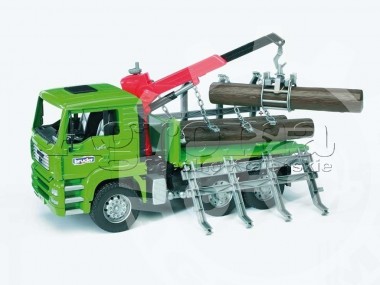 Ciężar&oacute;wka MAN przeznaczona do przewozu drewna